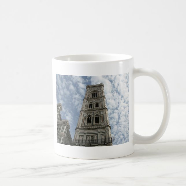 Caneca De Café foto da torre de Bell de Giotto em Florença (Direita)