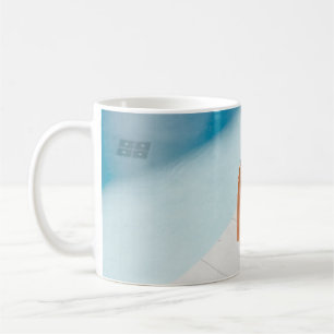 Caneca De Café Foto de alto ângulo do guarda-chuva marrom