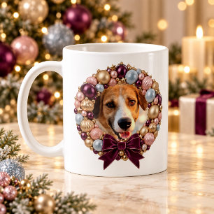 Caneca De Café Foto de animal de estimação personalizada Elegante