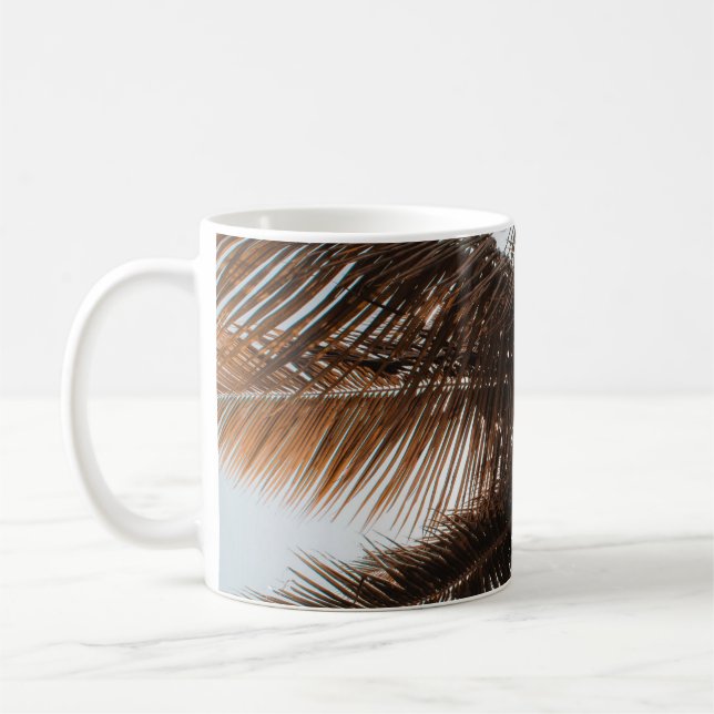 Caneca De Café Foto de baixo ângulo do coco (Esquerda)