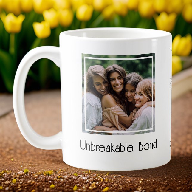 Caneca De Café Foto de Bond Inseparável dos Melhores Amigos (Criador carregado)