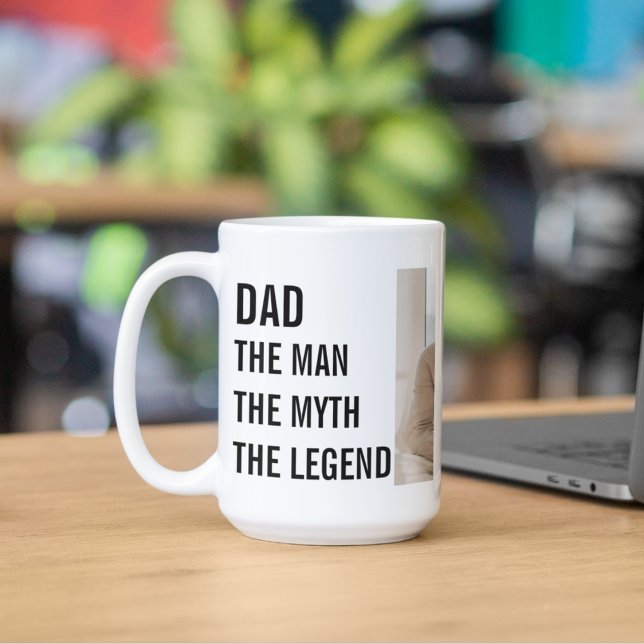 Caneca De Café Foto de Colagem Moderna | Presente de Pai (Criador carregado)