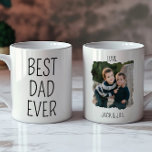 Caneca De Café Foto De Crianças De Guarda-Chaves Elegantes De Mel<br><div class="desc">O Melhor PAI Já Elegante Kids Foto De Café De Duas Toneladas</div>