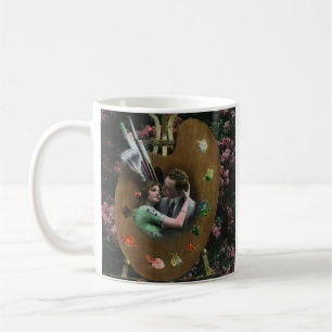 Caneca De Café Foto de EDWARDIAN LOVERS NO ARTISTS PALETTE C1910