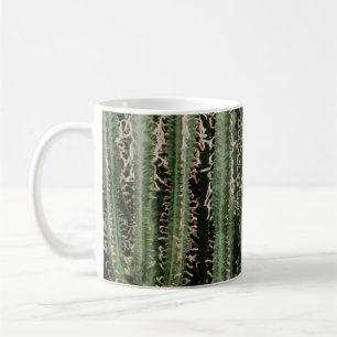 Caneca De Café Foto de encerramento da fábrica de cacto verde