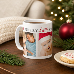 Caneca De Café Foto de Floco de Neve de Natal Alegre