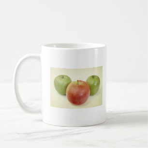 Caneca De Café Foto de Fruta de Maçãs