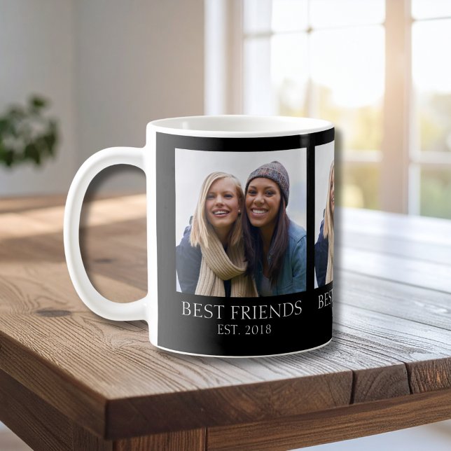 Caneca De Café Foto de Melhores Amigos Estabelecidos (Criador carregado)