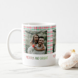 Caneca De Café Foto de Natal Alegre e Brilhante