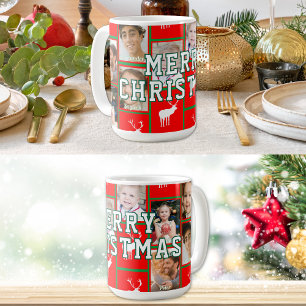 Caneca De Café Foto de Natal da Família