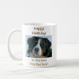 Caneca De Café Foto de Pai de Cão de Aniversário Melhor do Mund