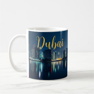 Caneca De Café Foto de Viagem da Cidade de Dubai