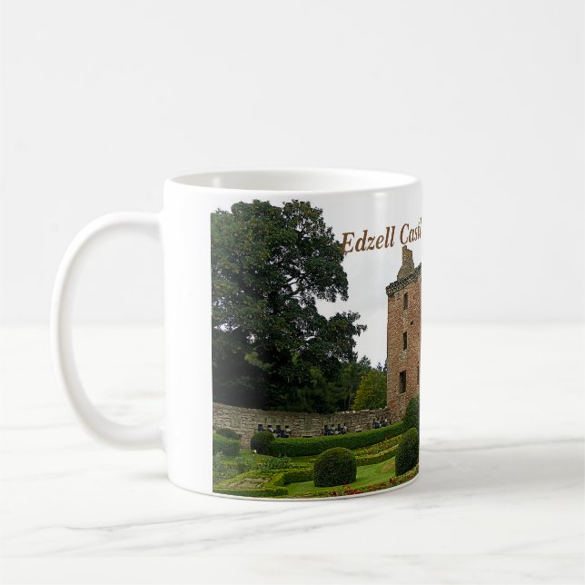 Caneca De Café Foto do Castelo Edzell de Lindsay Clan (Esquerda)