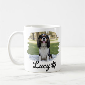 Caneca De Café Foto do Cavalier King Charles Spaniel