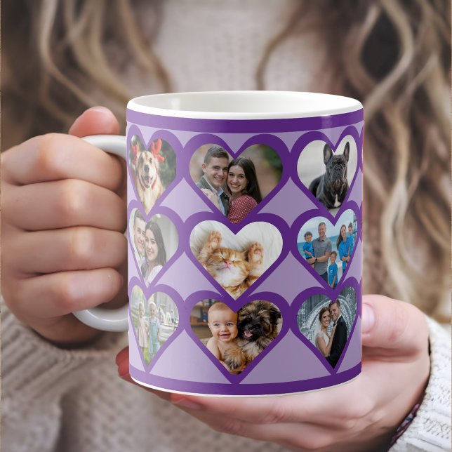 Caneca De Café Foto do Coração Personalizada (Criador carregado)