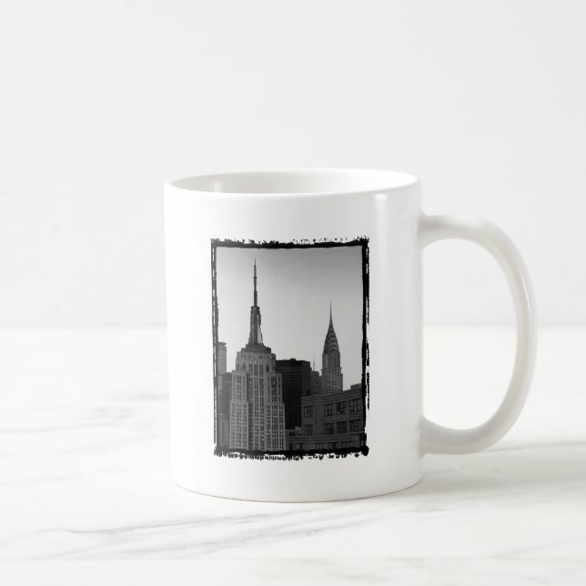 Caneca De Café Foto do Empire State Building (Direita)