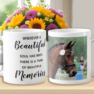 Caneca De Café Foto do Equestre Equestrian