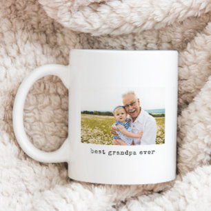 Caneca De Café Foto do Melhor Avô de Todos Minimalista