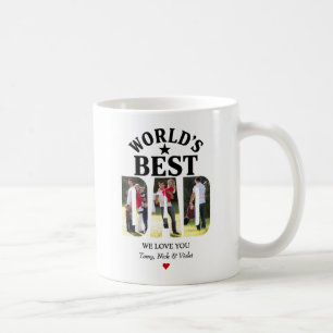 Caneca De Café Foto do melhor Pai certificado pelo mundo