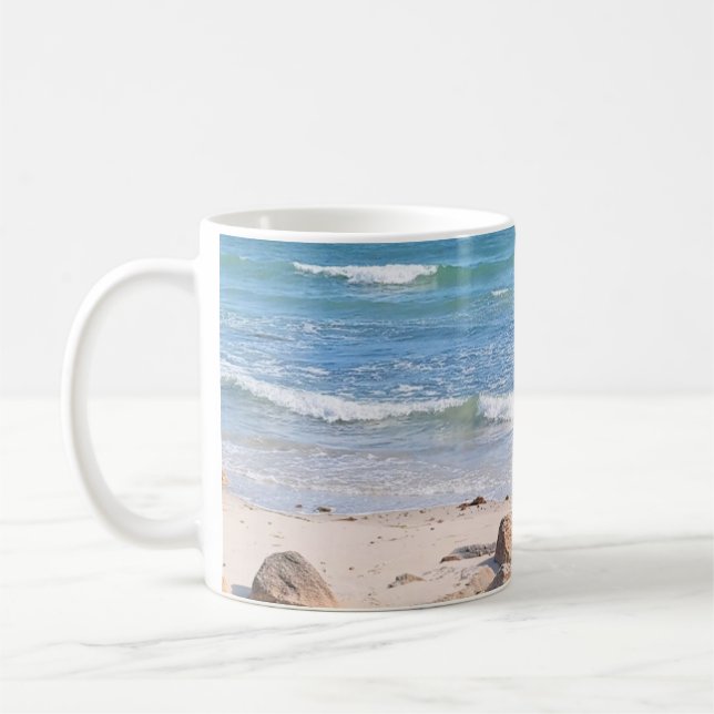 Caneca De Café Foto do Oceano Atlântico (Esquerda)