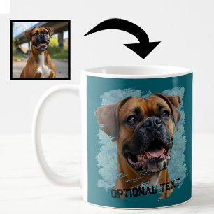 Caneca De Café Foto do Pai do Cachorro da Turquesa Único Custa Fo