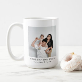 Caneca De Café Foto do Pai Mais Legal de Todos Presente Memórias
