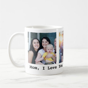 Caneca De Café Foto do presente 3 do dia das mães personalizada