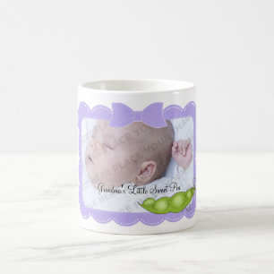 Caneca De Café Foto doce da ervilha de bebê