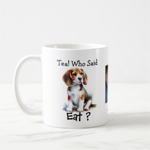 Caneca De Café Foto e personalização BEAGLE engraçado