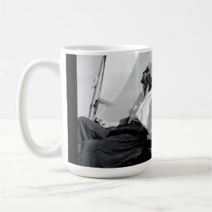 Caneca De Café Foto em preto e branco de marinheira