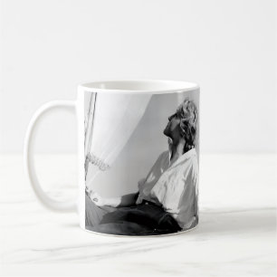 Caneca De Café Foto em preto e branco de marinheira