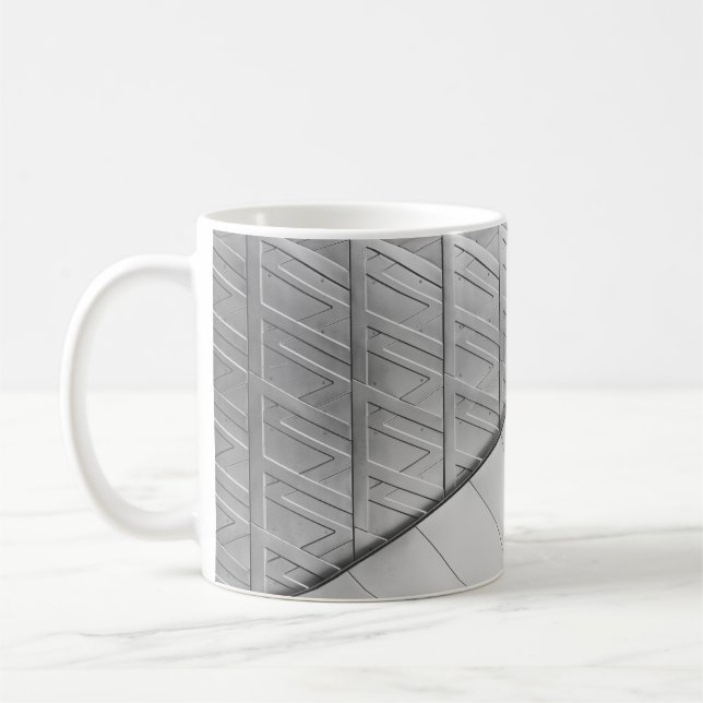 Caneca De Café Foto em tons de cinza do chão (Esquerda)