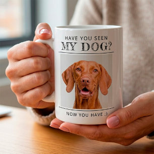 Caneca De Café Foto Engraçada de Cachorro Personalizada