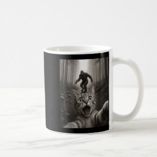 Caneca De Café Foto engraçada de gato surpreso Ed com Pé Grande S