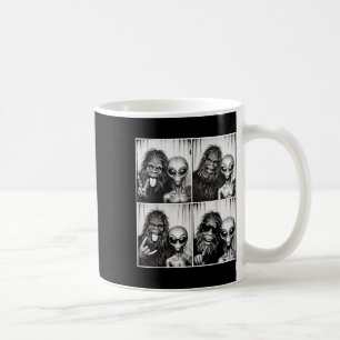 Caneca De Café Foto Engraçada De Photobooth Sasquatch Ufo Bigfoot