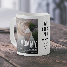 Caneca De Café Foto Engraçada - Definição 2 de MAMÃE