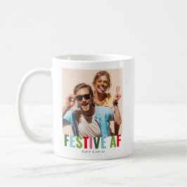 Caneca De Café Foto Engraçada Natal Festivo AF
