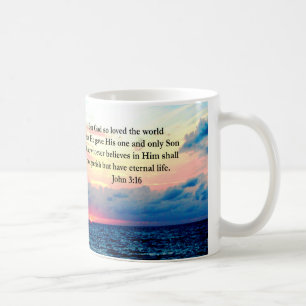 CANECA DE CAFÉ FOTO ESPIRITUAL JOHN 3:16
