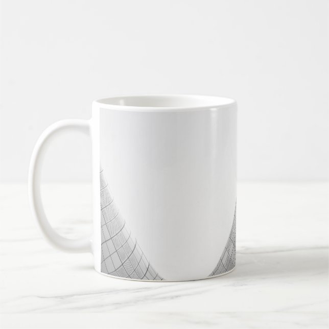 CANECA DE CAFÉ FOTO ESTRUTURAL DO EDIFÍCIO (Esquerda)