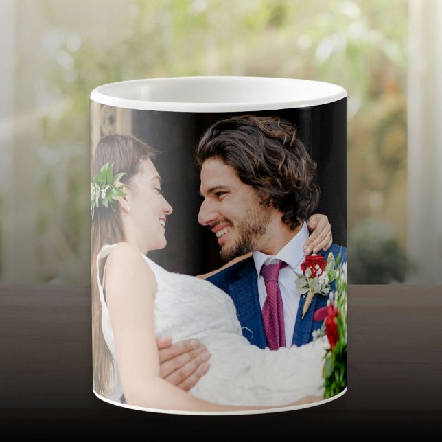Caneca De Café Foto favorita de casamento favorito (Favorite Wedding Photo Favor Keepsake Coffee Mug)