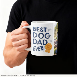 Caneca De Café Foto Legal Melhor Pai de Cachorro de Todos os Temp