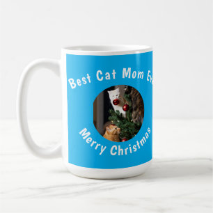 Caneca De Café Foto Melhor Mãe de Gato de Todos os Tempos Nome de