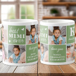 Caneca De Café Foto MIMI Personalizada da Avó 7 Moderna<br><div class="desc">Apresentando o presente perfeito para o melhor MIMI de todos os tempos - uma caneca de café personalizada de colagem fotográfica! Esta na moda e caneca moderna apresentam espaço para 7 fotos especiais, criando um dom único e sentimental que qualquer mãe adoraria. Com a opção de adicionar um nome e...</div>