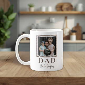 Caneca De Café Foto Moderna Personalizada do Papai