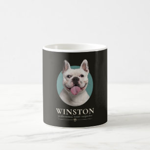 Caneca De Café Foto & Nome Personalizado do Cachorro