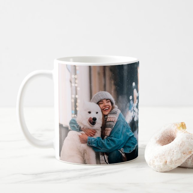 Caneca De Café Foto personalizada (Com Donut)