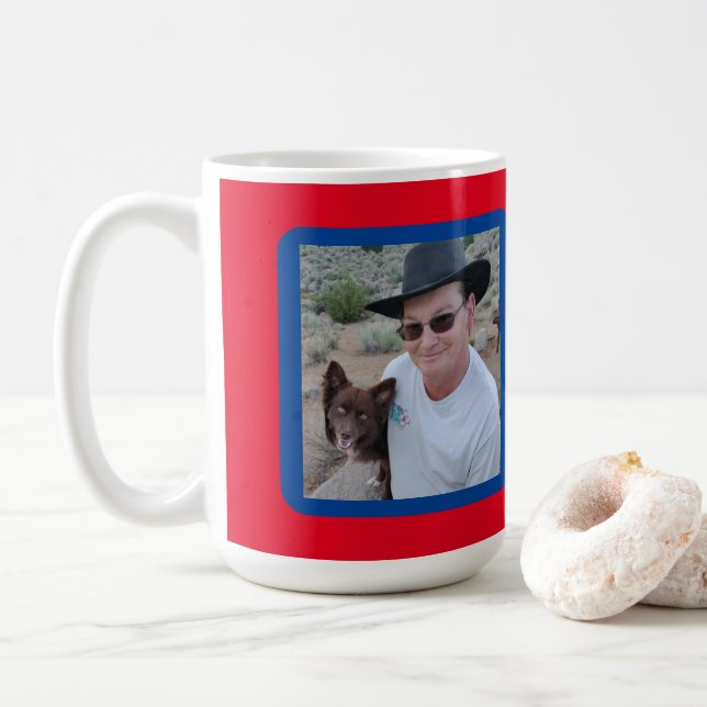 Caneca De Café Foto personalizada (Com Donut)