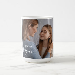 Caneca De Café Foto Personalizada Amor Você Mãe