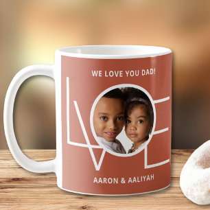 Caneca De Café Foto Personalizada Amor Você Pai