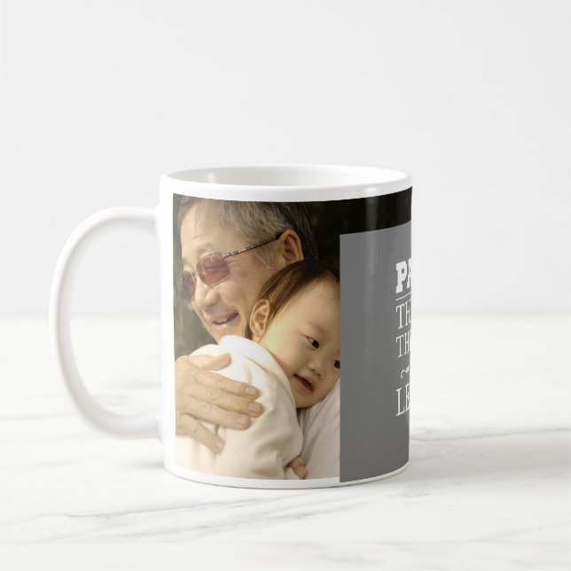 Caneca De Café Foto Personalizada Aparição Da Legenda (Esquerda)